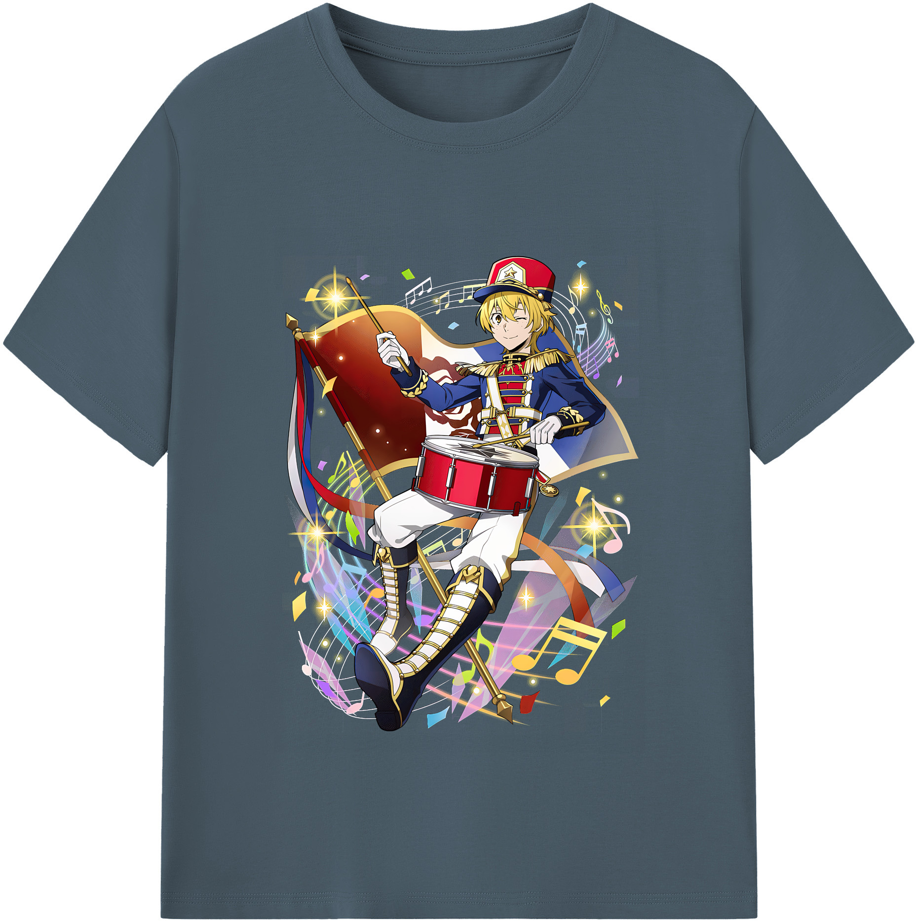 （画像用） 文豪ストレイドッグス Bungo Stray Dogs 綿100％半袖Tシャツ（フロントプリント）